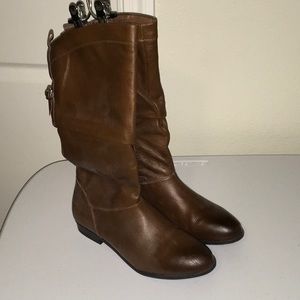 Brand new! Genuine leather mid calf boots